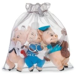 The Three Little Pigs Plush Set – Disney100 – Small 11'' -Disney 1234105804694 6