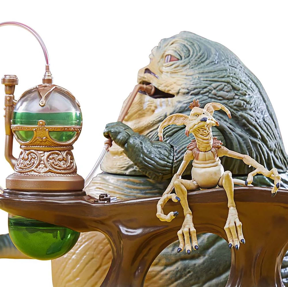 Jabba The Hutt & Salacious B. Crumb Action Figure Set By Hasbro – Star Wars: Return Of The Jedi 40th Anniversary – The Black Series 5 Jabba The Hutt & Salacious B. Crumb Action Figure Set By Hasbro – Star Wars: Return Of The Jedi 40th Anniversary – The Black Series - Image 3