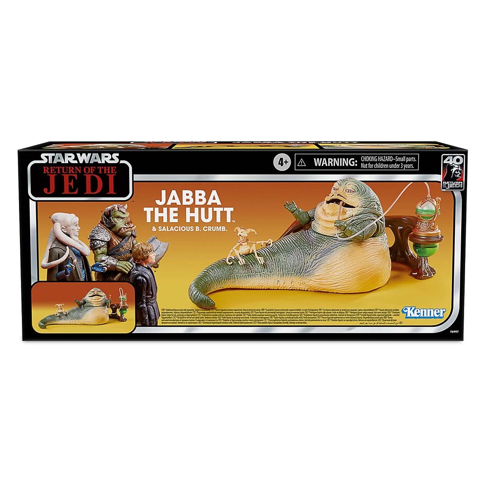 Jabba The Hutt & Salacious B. Crumb Action Figure Set By Hasbro – Star Wars: Return Of The Jedi 40th Anniversary – The Black Series 7 Jabba The Hutt & Salacious B. Crumb Action Figure Set By Hasbro – Star Wars: Return Of The Jedi 40th Anniversary – The Black Series - Image 5