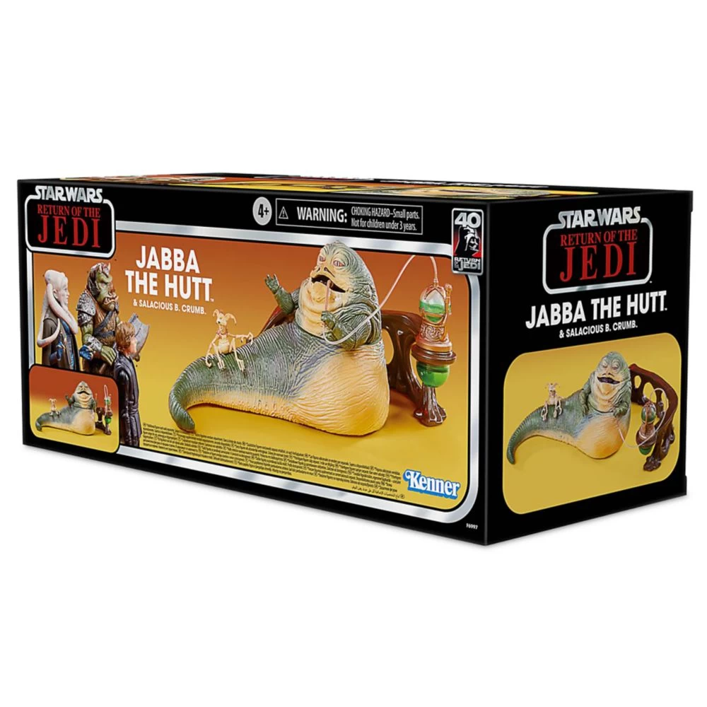 Jabba The Hutt & Salacious B. Crumb Action Figure Set By Hasbro – Star Wars: Return Of The Jedi 40th Anniversary – The Black Series 8 Jabba The Hutt & Salacious B. Crumb Action Figure Set By Hasbro – Star Wars: Return Of The Jedi 40th Anniversary – The Black Series - Image 6