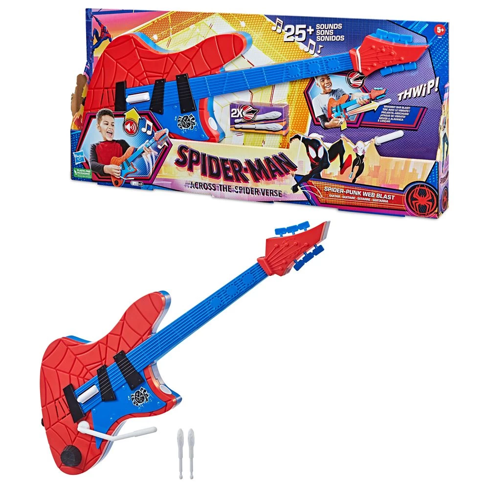 Spider-Man: Across The Spider-Verse Spider-Punk Web Blast Guitar 4 Spider-Man: Across The Spider-Verse Spider-Punk Web Blast Guitar - Image 2