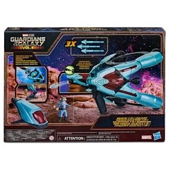 Rocket Action Figure With Galactic 2-in-1 Spaceship Vehicle By Hasbro – Guardians Of The Galaxy Vol. 3 -Disney 1715048384699 6