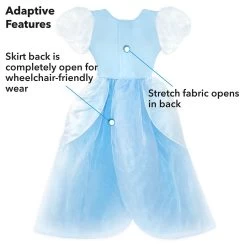 Cinderella Adaptive Costume For Kids -Disney 2841041618647 3