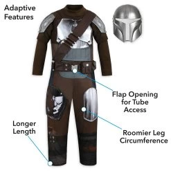Star Wars: The Mandalorian Adaptive Costume For Kids -Disney 2890041619130 2