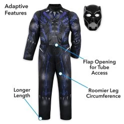 Black Panther Light-Up Adaptive Costume For Kids 10 Black Panther Light-Up Adaptive Costume For Kids -Disney 2890057908790 1