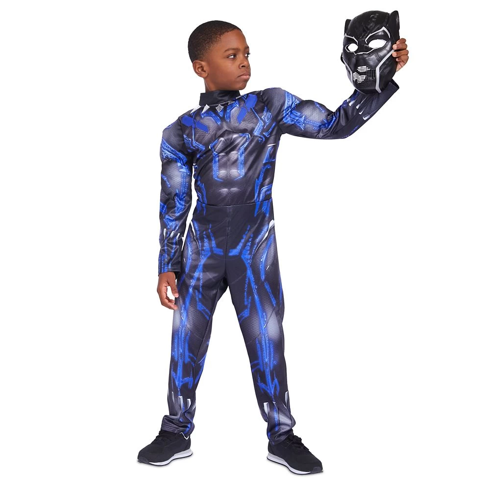 Black Panther Light-Up Costume For Kids 3 Black Panther Light-Up Costume For Kids