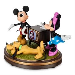 Mickey And Minnie Mouse With Pluto Light-Up Musical Figure – Disney100 -Disney 3600048307373 2