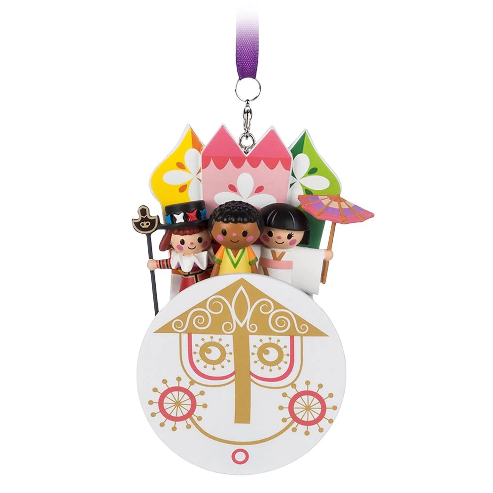 Disney It's A Small World Clock Face Sketchbook Ornament 3 Disney It's A Small World Clock Face Sketchbook Ornament