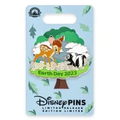 Bambi And Flower Earth Day 2023 Pin – Limited Release -Disney 3801059817624 1