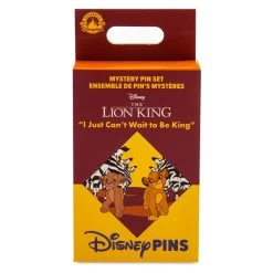 The Lion King ''I Just Can't Wait To Be King'' Mystery Pin Blind Pack – 2-Pc. – Limited Release -Disney 3803059887602 3