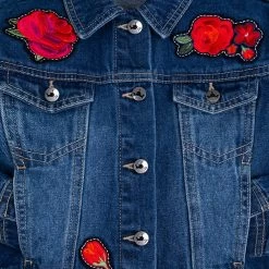 Inspired By Belle – Beauty And The Beast Disney Ily 4EVER Denim Jacket For Girls -Disney 5813106885374 5