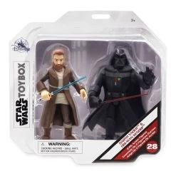 Darth Vader And Obi-Wan Kenobi Action Figure Set – Star Wars Toybox -Disney 6106047624343 3