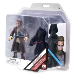 Darth Vader And Obi-Wan Kenobi Action Figure Set – Star Wars Toybox -Disney 6106047624343 6