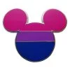 Disney Pride Collection Mickey Mouse Icon Pin – Bisexual Flag