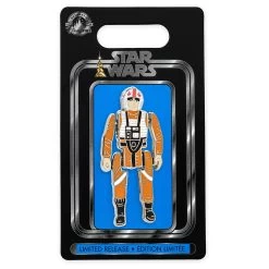 Luke Skywalker X-Wing Pilot Action Figure Pin – Star Wars – Limited Release -Disney 6505059617461 1