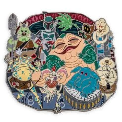 Jabba The Hutt, Boba Fett And Cast Pin – Star Wars