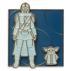 Din Djarin And Grogu Pin – Star Wars: The Mandalorian – Limited Release
