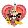 Mickey And Minnie Mouse Kissing Pin -Disney 6505106666537