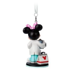 Minnie Mouse As Doctor Figural Ornament -Disney 6506044136447 1