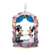 Mickey And Minnie Mouse Figural Wedding Ornament -Disney 6506045566446