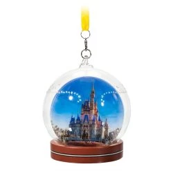 Mickey And Minnie Mouse Glass Dome Ornament – Walt Disney World -Disney 6506059316439 2