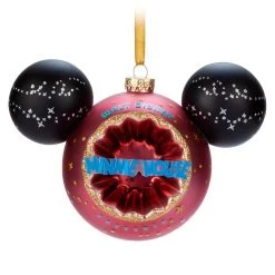 Minnie Mouse Sunburst Mouse Icon Ball Ornament -Disney 6506059316642 2
