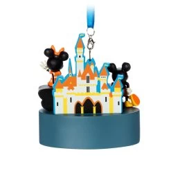Mickey And Minnie Mouse Light-Up Ornament – Disneyland 2023 -Disney 6506059317026 2