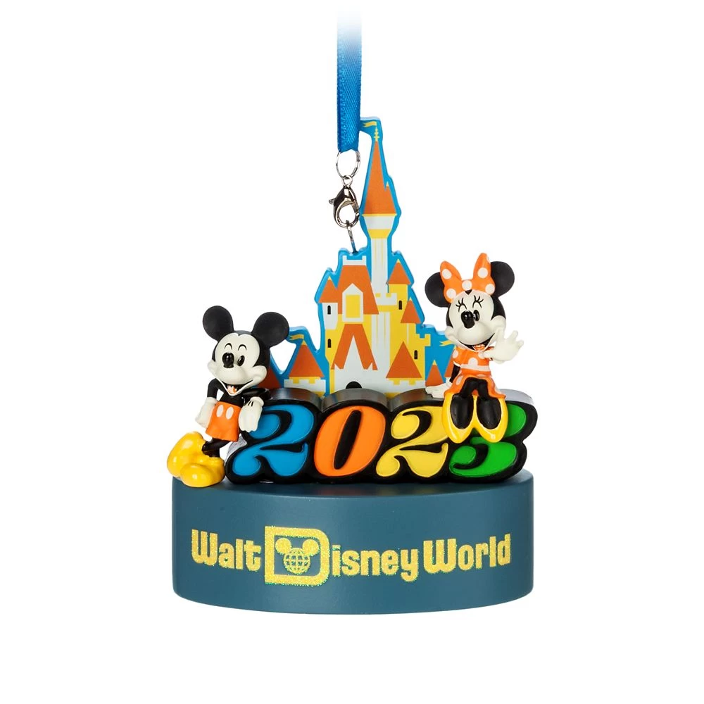 Mickey And Minnie Mouse Light-Up Ornament – Walt Disney World 2023 3 Mickey And Minnie Mouse Light-Up Ornament – Walt Disney World 2023