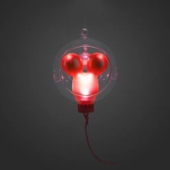 Mickey Mouse Balloon Light-Up Living Magic Sketchbook Ornament – Red -Disney 6506059317369 3