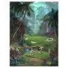 Mickey Mouse And Friends ''17th Tee In Paradise'' Giclee On Canvas By James Coleman – Limited Edition