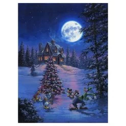 ''Winter Lights'' Gallery Wrapped Canvas By Rodel Gonzalez – Limited Edition