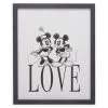Mickey And Minnie Mouse ''Love'' Wall Décor -Disney 6804058842885