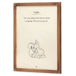 Dumbo Framed Wood Wall Décor -Disney 6804058843558 2