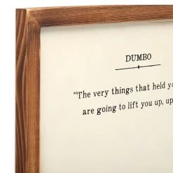 Dumbo Framed Wood Wall Décor -Disney 6804058843558 3