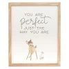 Bambi Framed Wood Wall Décor – ''You Are Perfect'' -Disney 6804058843562