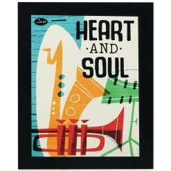 ''Heart And Soul'' Flat Wood Wall Art – Soul