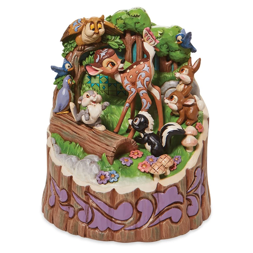 Bambi ''Forest Friends'' Figure By Jim Shore 3 Bambi ''Forest Friends'' Figure By Jim Shore