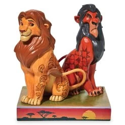 Simba And Scar ''Proud And Petulant'' Figure By Jim Shore – The Lion King
