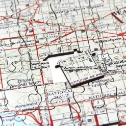 National Geographic My Town Personalized Wooden Puzzle – Map Scale: 1:26,000 -Disney 6805106023771 3