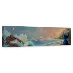 Lilo & Stitch ''Aloha Sunset'' Giclée By Jared Franco – Limited Edition -Disney 6811047994084 1