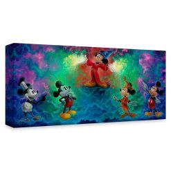 Mickey Mouse ''Mickey's Colorful History'' Giclée By Jared Franco – Limited Edition -Disney 6811047994087 1