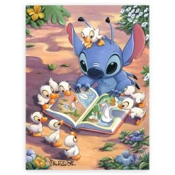 Stitch ''Finding Family'' Giclée By Michelle St.Laurent – Limited Edition