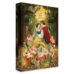 Snow White And The Seven Dwarfs ''Happily Ever After'' Giclée By Tim Rogerson – Limited Edition -Disney 6811047994128 1