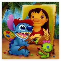 Lilo & Stitch ''The Mona Lilo'' Giclée By Tim Rogerson – Limited Edition
