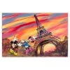 Mickey And Minnie Mouse ''Dancing Across Paris'' Signed Giclée By Stephen Fishwick – Limited Edition