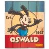Oswald The Lucky Rabbit ''American Classic'' Signed Giclée On Wood By Trevor Carlton – Limited Edition -Disney 6811047994278