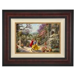 ''Snow White Dancing In The Sunlight'' Framed Limited Edition Canvas By Thomas Kinkade Studios