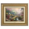 ''Mickey And Minnie Sweetheart Bridge'' Canvas Classic By Thomas Kinkade Studios