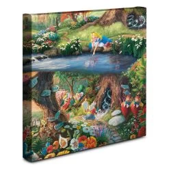 ''Alice In Wonderland'' Gallery Wrapped Canvas By Thomas Kinkade Studios