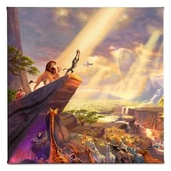 ''The Lion King'' Gallery Wrapped Canvas By Thomas Kinkade